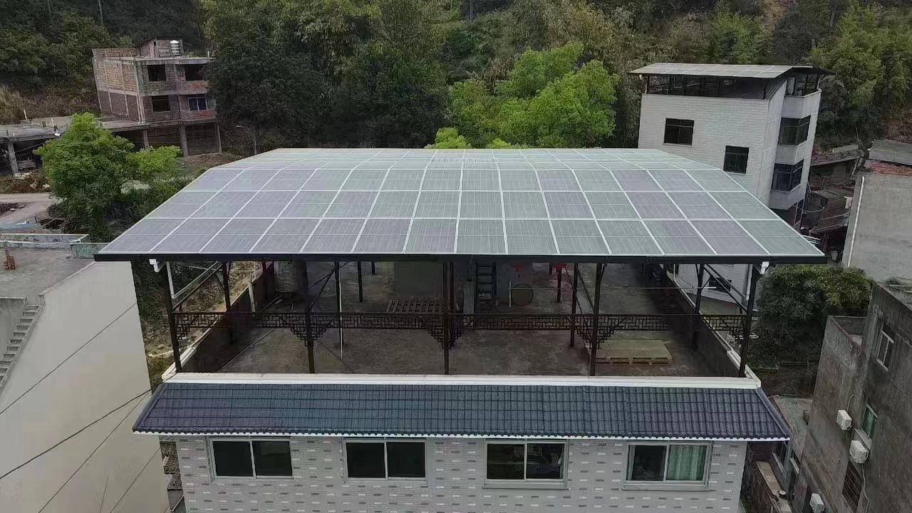 淇县15kw+10kwh自建别墅家庭光伏储能系统